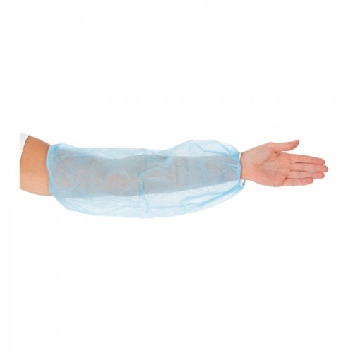 MANGUITO POLIPROPILENO AZUL 45cm (cx100un) MANGUITO POLIPROPILENO AZUL 45cm (cx100un)